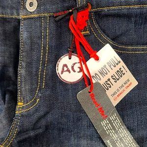 AG Adriano Goldschmied dark indigo "the kiss" jeans